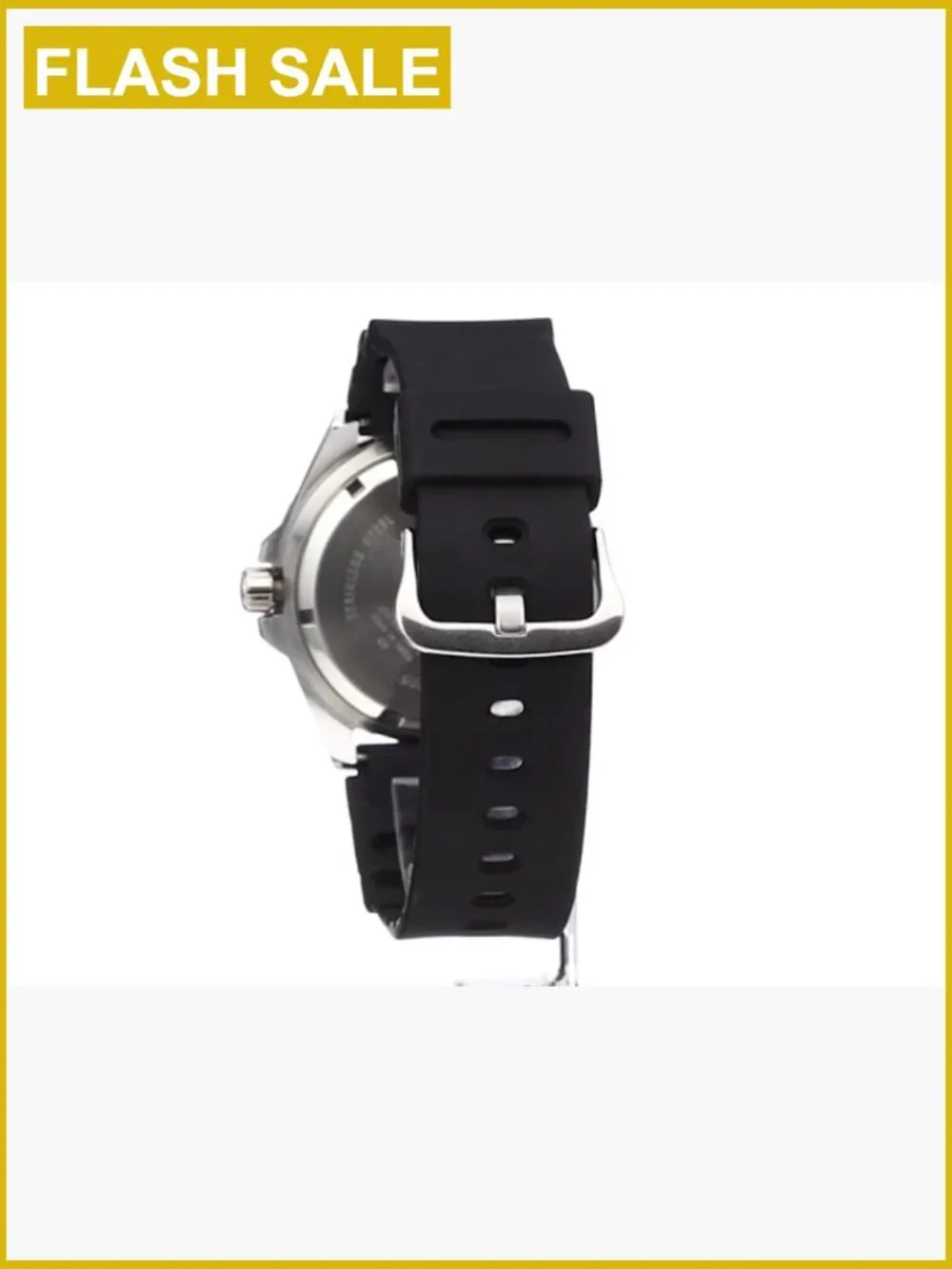 Unisex Analog Watch 200M Water Resistant Stainless Steel Resin Band Date Display